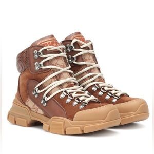 Gucci GG Monogram Flashtrek Hiking Ankle Boots — WMNS 10 (Size 40)